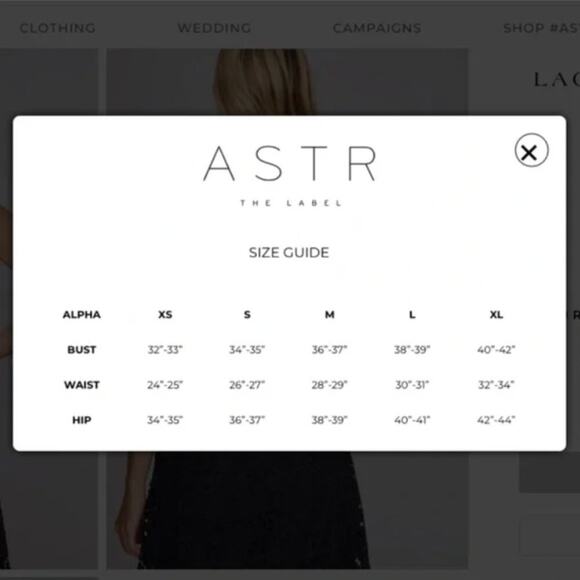 Astr The Label Lace A-Line Midi Dress Navy - Picture 5 of 12